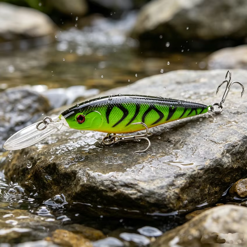 Wobbler deep diving 11cm 10,5g para Lucio y Carpa - imagen 3