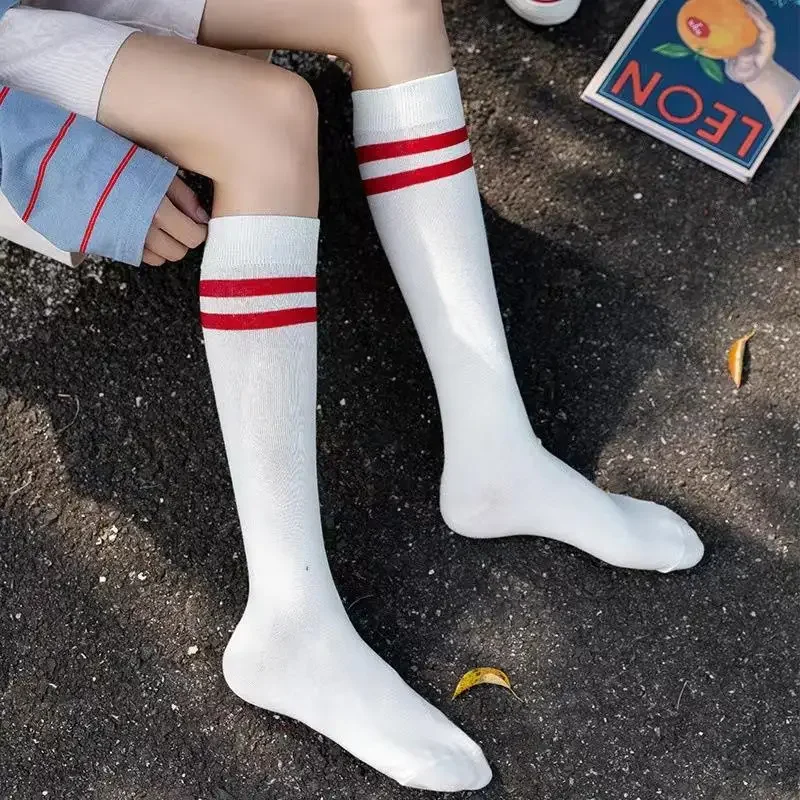 Calcetines de pesca para mujer - medias de pantorrilla JK rayadas - imagen 3