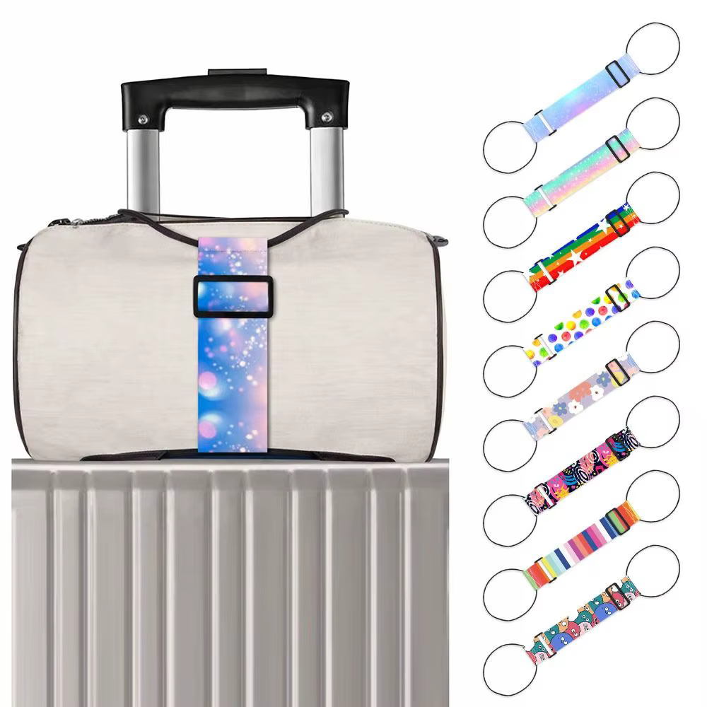 Correas elásticas ajustables para equipaje – Pack colores maleta viaje - imagen 4