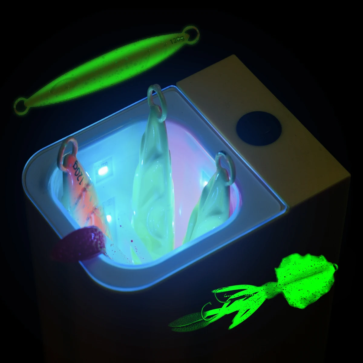 Encendedor UV para jigs vinilo agua salada - imagen 5