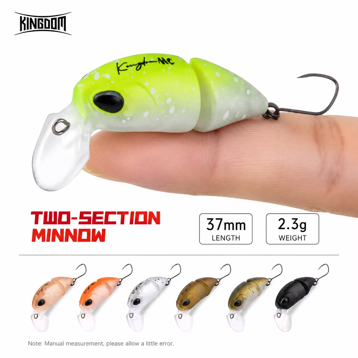 Señuelo flotante Kingdom Micro Minnow para trucha y lubina - imagen 3