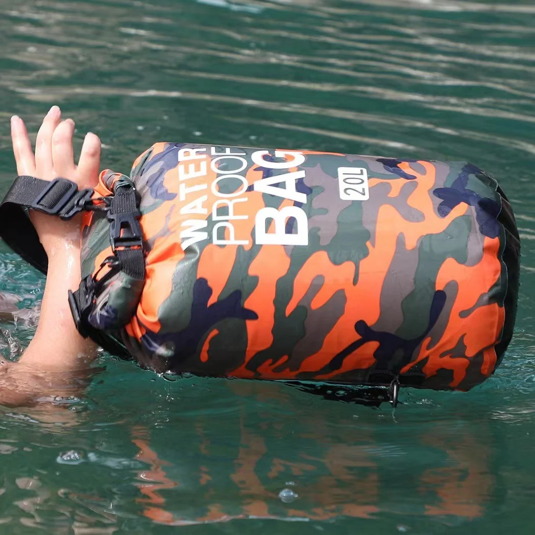 Bolsa impermeable de pesca camuflaje con gran capacidad exterior - imagen 5