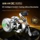 Carrete baitcasting freno electrónico anti-backlash para micro señuelos