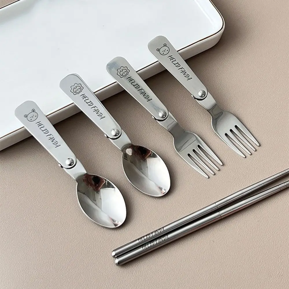 Vajilla portátil: palillo, cuchara y tenedor desmontables - imagen 4