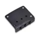 Puente de guitarra Hardtail ajustable zinc negro para reparación - imagen 4
