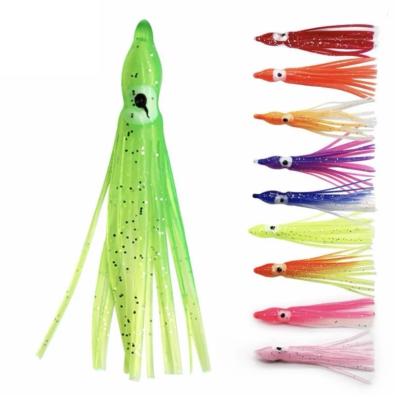 Señuelos de Calamar Luminosos para pesca nocturna – Lubina y Trucha