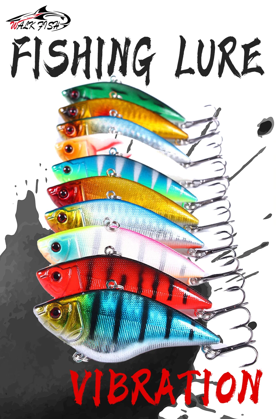 Señuelo WALK FISH VIB con sonido