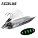 Allblue señuelo jig cucharilla metálica lenta para lubina desde orilla