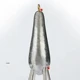 Anzuelos triples jig de acero alto carbono, plateados, para carpa - imagen 2