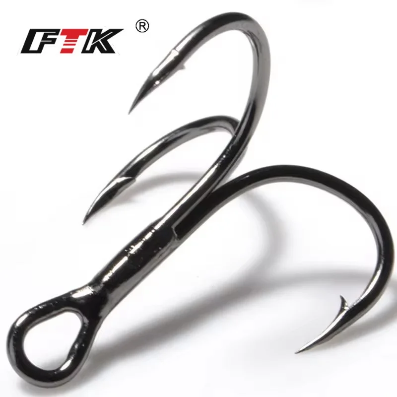 Anzuelo Triple FTK Acero Carbono