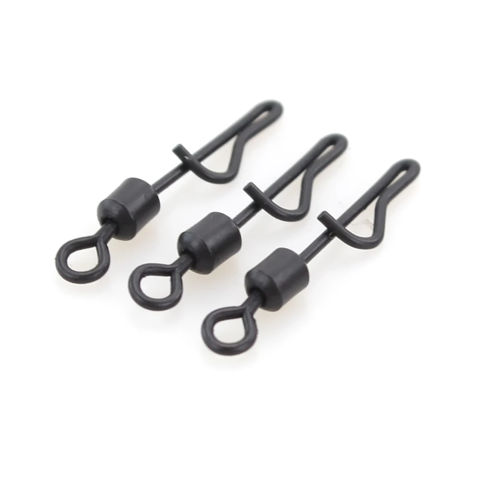 AE010 Clips de cambio rápido giratorios para aparejos de carpa