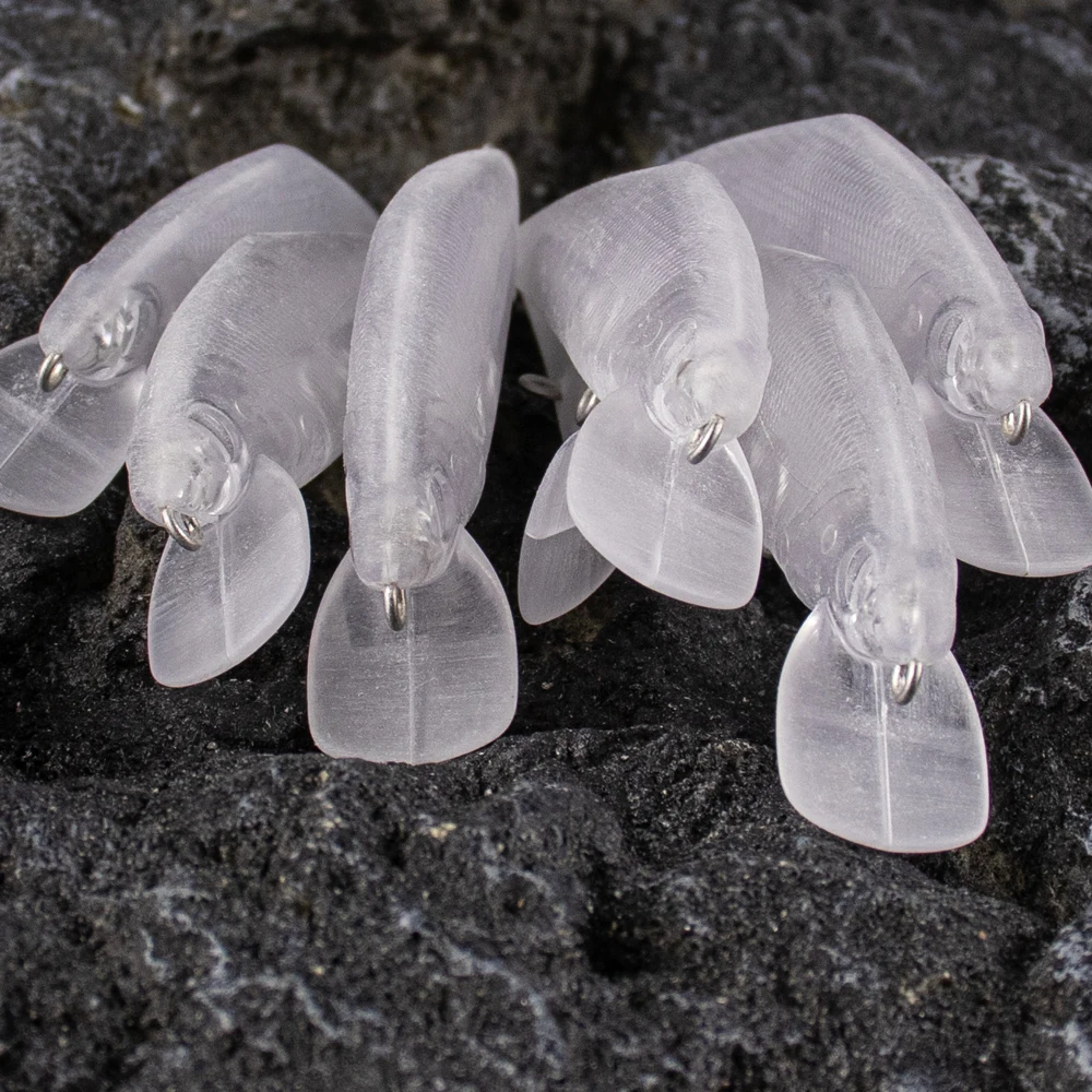 Crankbait flotante Dr.Holife con sonajero y cuerpo sin pintar - imagen 5