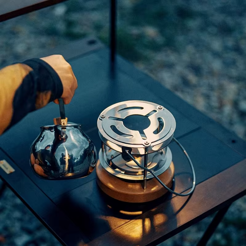 Estufa Camping Goout Springhill – Portátil de Alcohol y Leña - imagen 3