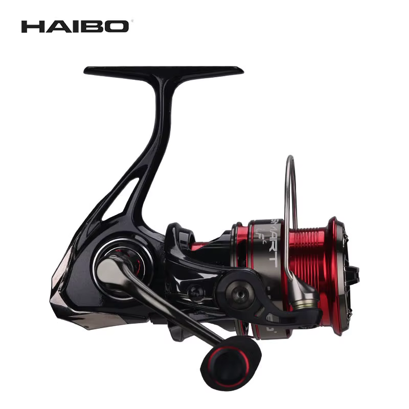 Haibo SMART LFC 10B+RB carrete giratorio fibra carbono mar y agua dulce