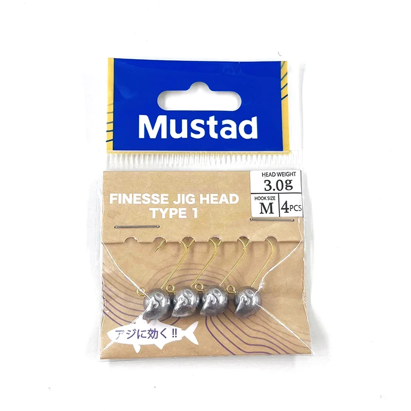 Mustad Finesse Jig Head – Anzuelo plomado para vinilo - imagen 2