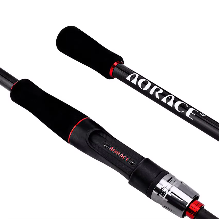 Caña de spinning portátil de carbono para lucio y black bass - imagen 4