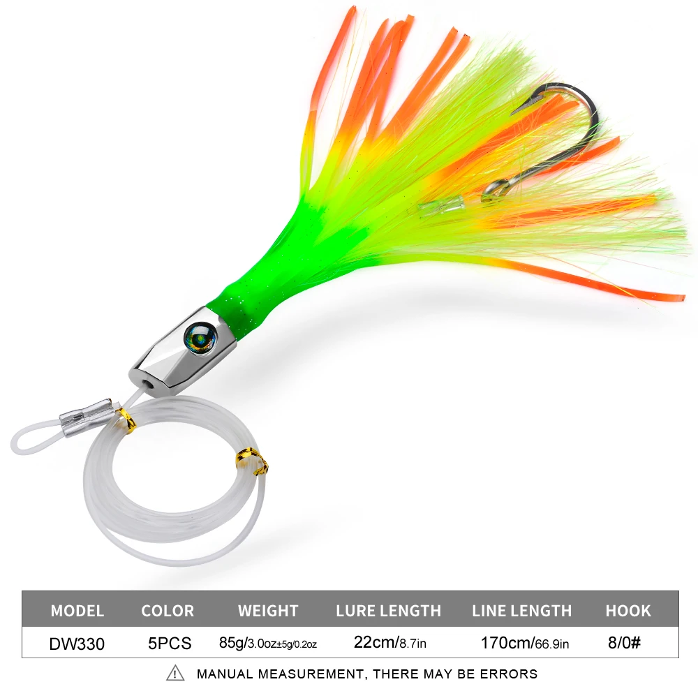 Cebo de arrastre Falda 22cm – Para Gran Game y Marlin - imagen 4
