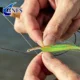 ANFS Moscas de pesca a mano rayadas perca y azulvis con anzuelo - imagen 4