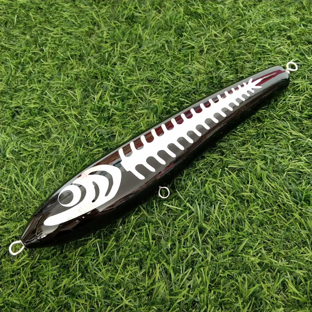 Swolfy Señuelo Lápiz Madera Rosa Popper Pesca Alta Mar