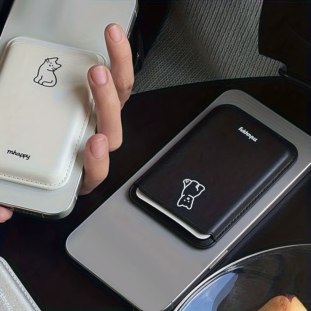 Porta Tarjetas Magsafe para iPhone con Diseño de Gato - imagen 3