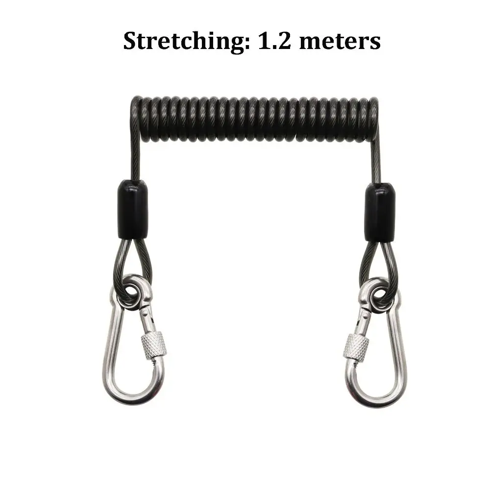 Cordón para llaves con mosquetón y cable interno de acero