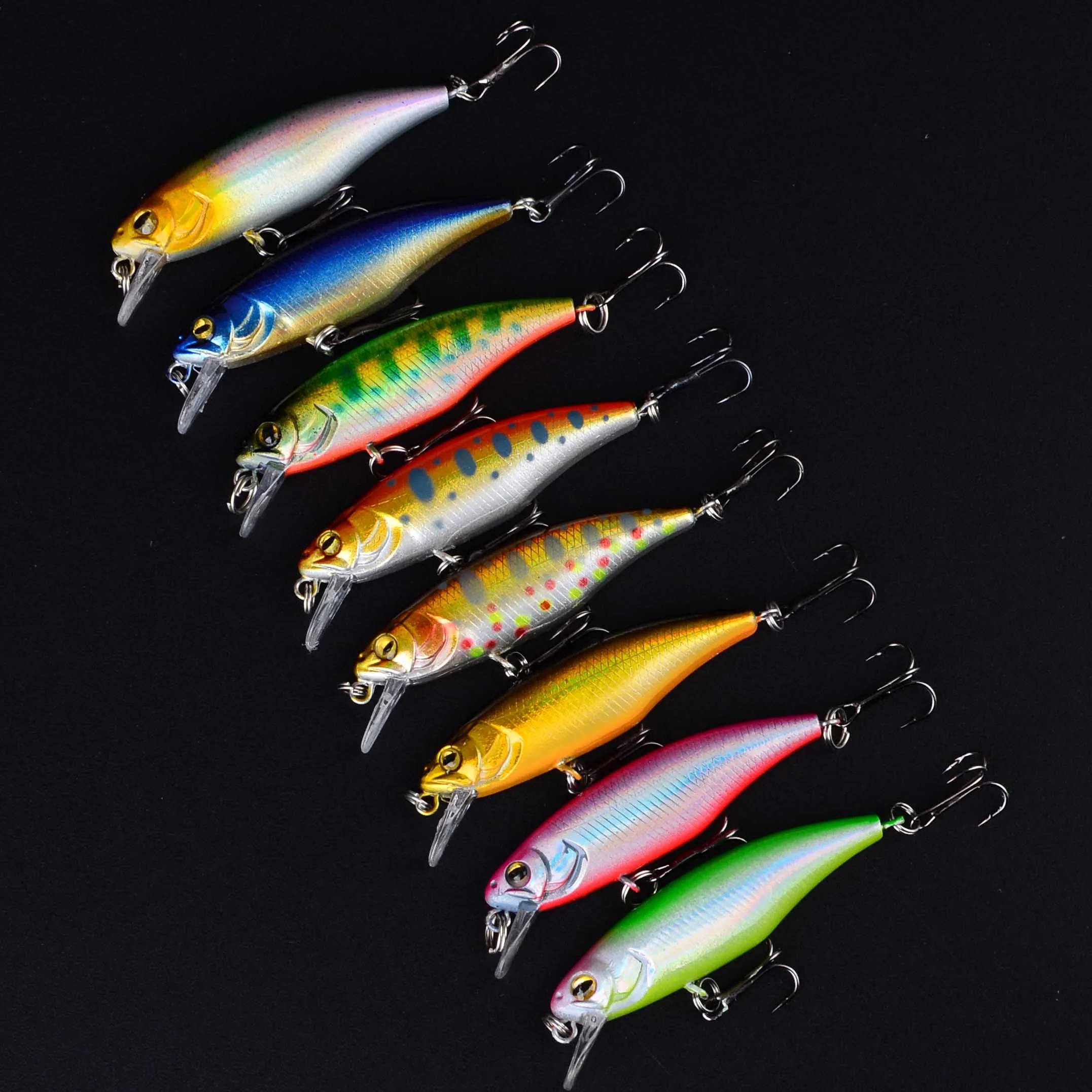 Variedad de colores del señuelo Minnow japonés