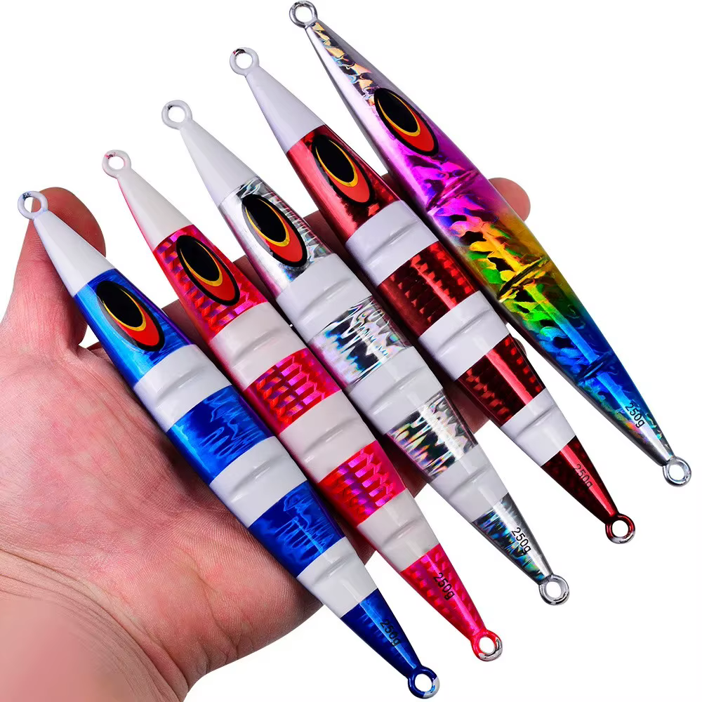 Señuelo Jigging Sardina de metal fundido con anzuelo deslizante - imagen 2