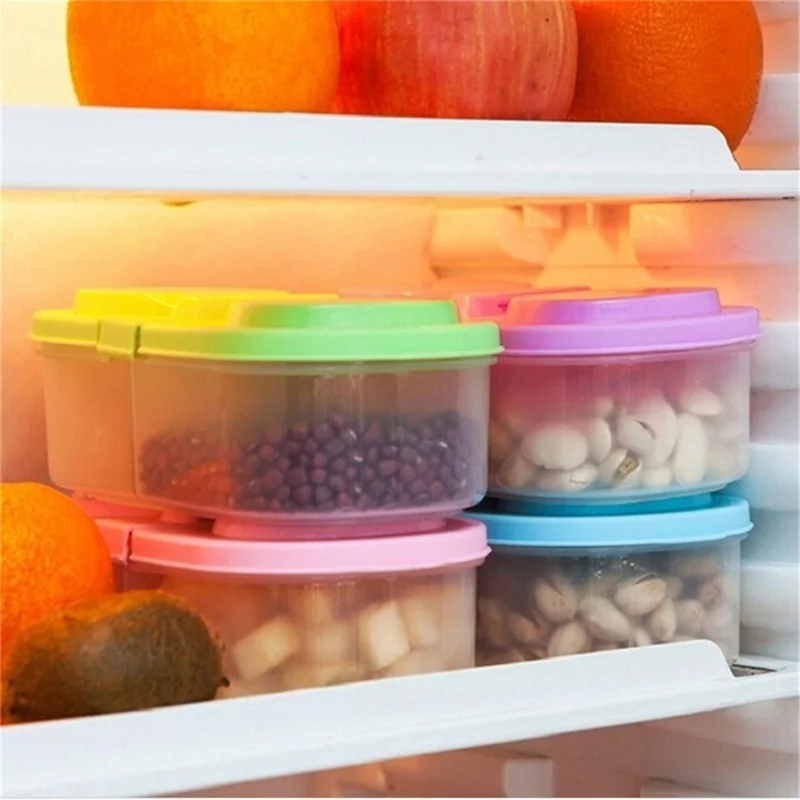 Caja en uso para almacenar frutas
