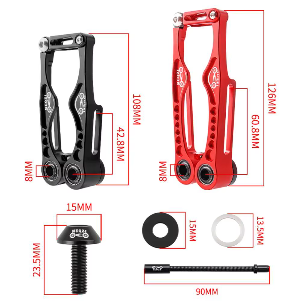 Kit de freno V para MTB de aluminio con manetas y cables - imagen 5