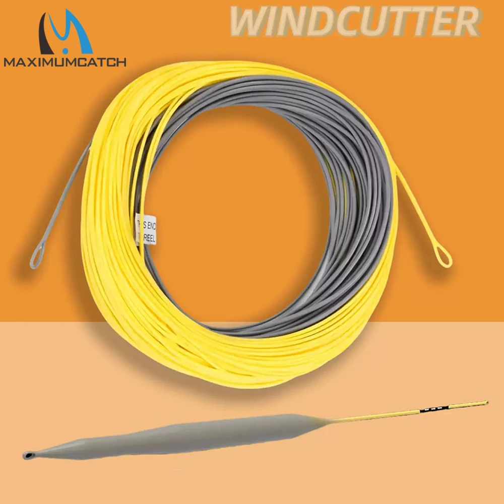 MAXCATCH Windcutter Línea de pesca con mosca peso concentrado