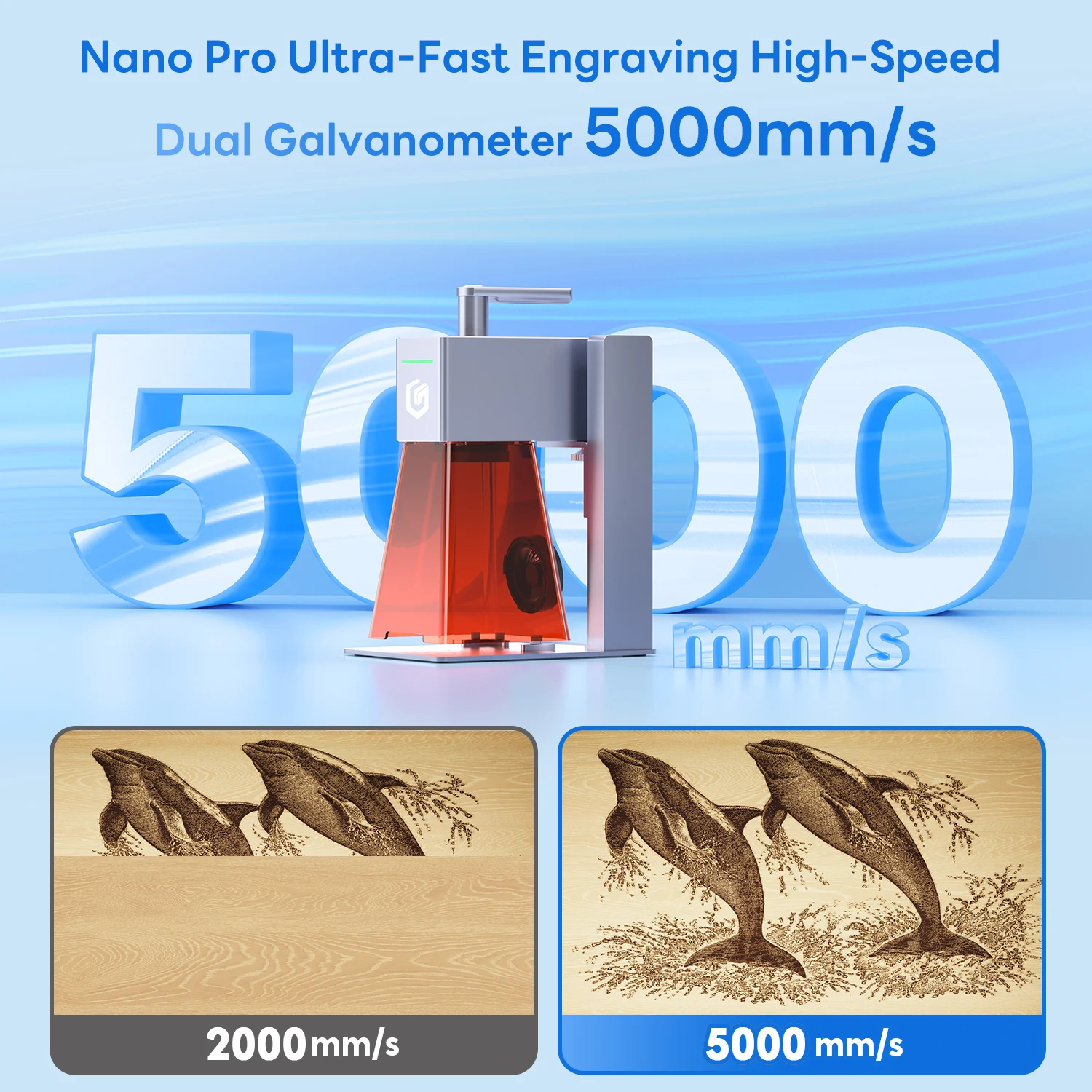 Grabador láser portátil Longer Nano Pro con punto de precisión