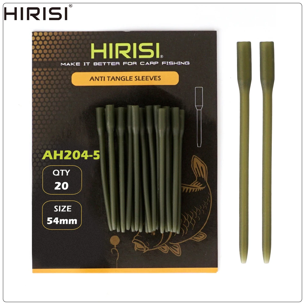 Fundas anti-enredos para pesca de carpa, tamaño 54 mm