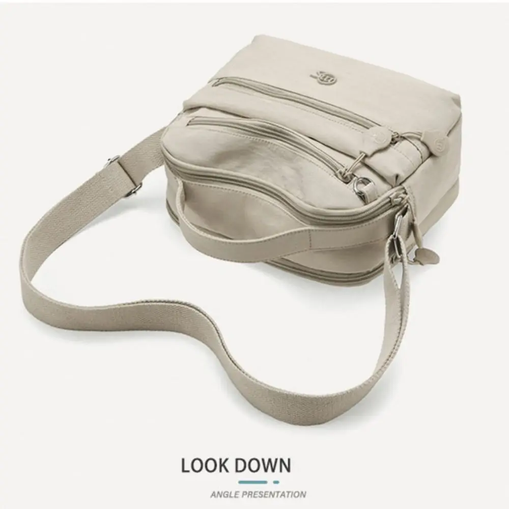 Bolso bandolera impermeable multicapa con correa larga para mujer - imagen 4