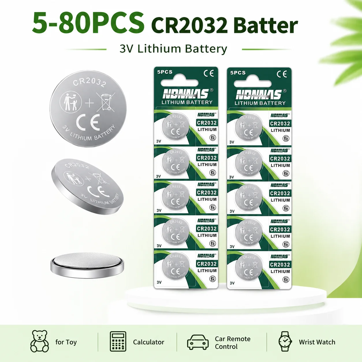 Batería de botón CR2032