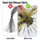 Jig head lubina con falda larga de silicona y anzuelos - imagen 2