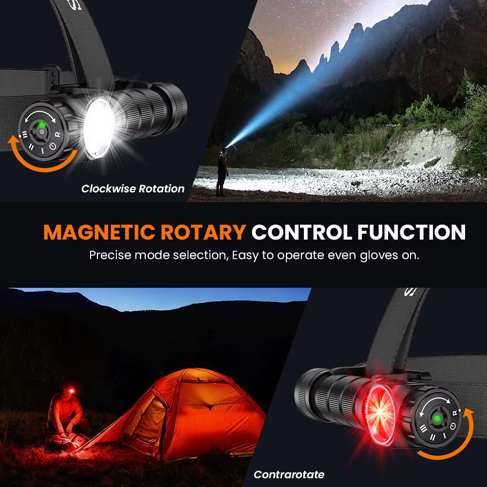 Cabezo Luminoso SOFIRN HS43 con Luz Roja para Pesca Nocturna - imagen 2