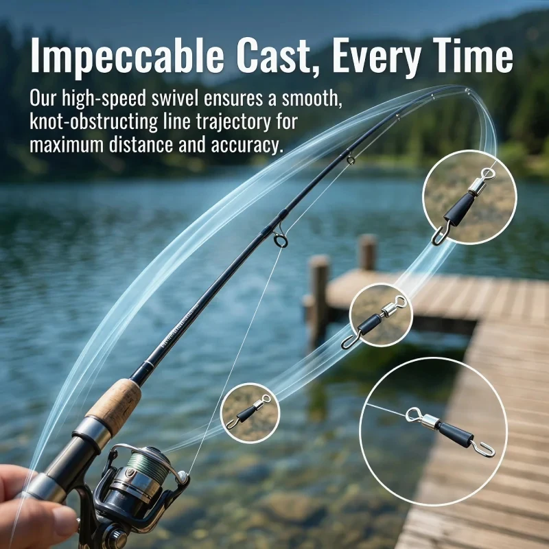 Giradores de cambio rápido para pesca de carpa, enganche express - imagen 2