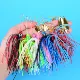 Spinnerbait para lucio de metal con lentejuelas y cuchara wobbler