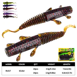Señuelos blandos Swimbait Crankbait tipo Jig para carpa, TPE