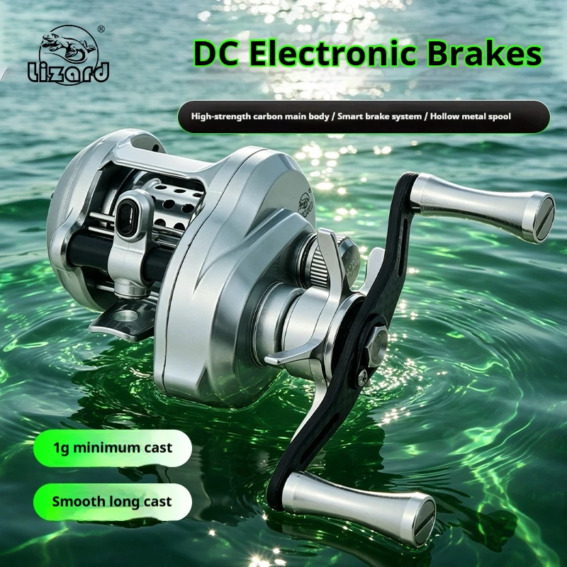 Carrete baitcaster BOKI DC Round con freno electrónico antióxido - imagen 5