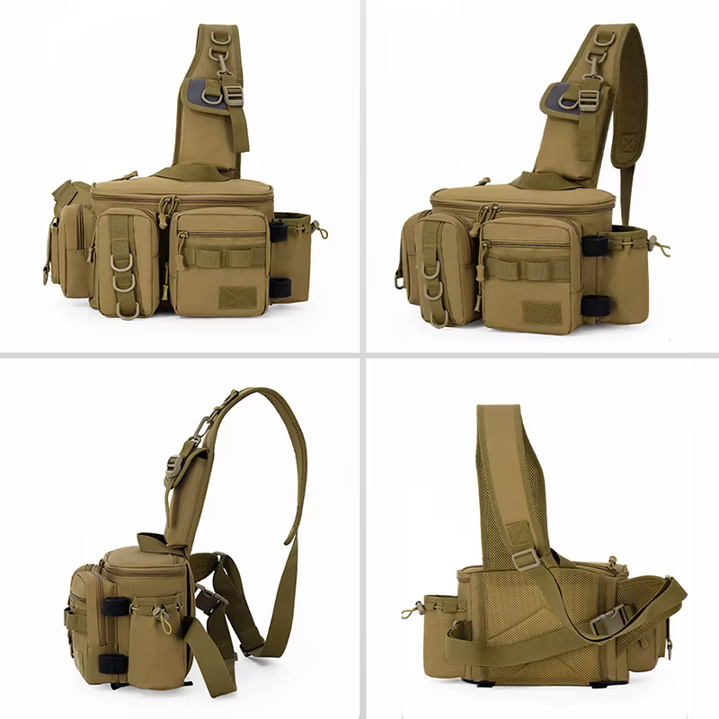 Riñonera táctica Molle multifuncional para pesca y senderismo - imagen 2