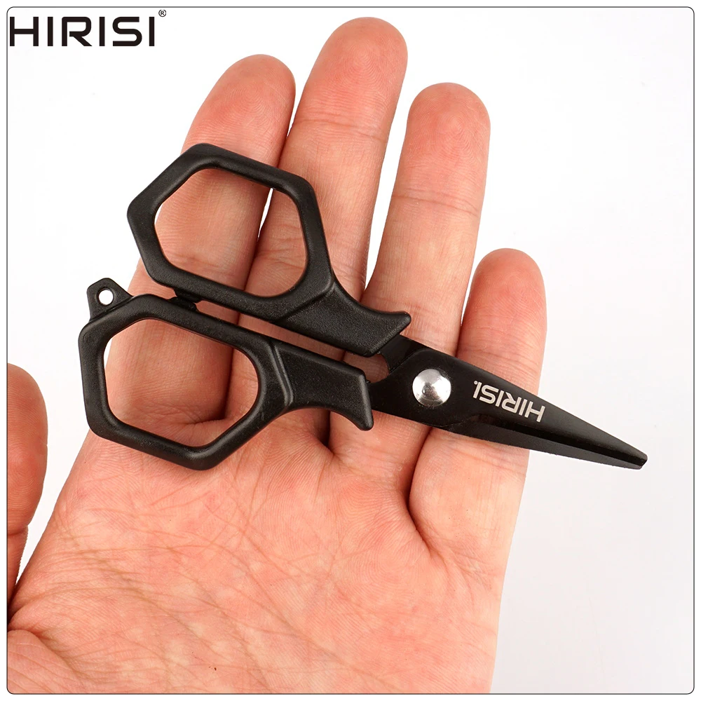 Detalle de las tijeras Hirisi para pesca