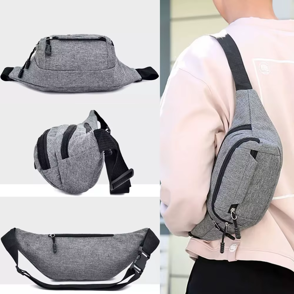 Riñonera Ajustable para Móvil con Cierre – Bolsa de Cintura - imagen 3