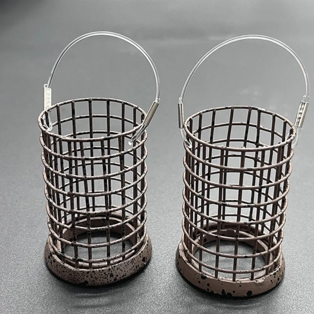 Alimentador giratorio de jaula de metal para pesca al aire libre - imagen 2
