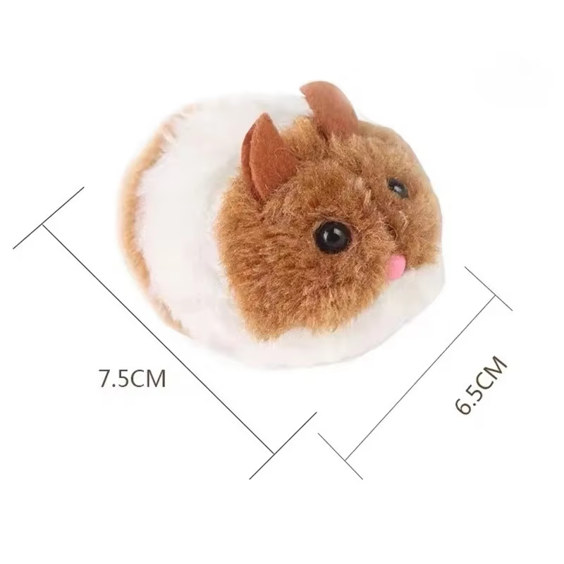 Juguete para Hámster – Ratón Mecánico Interactivo con Peluche Seguro - imagen 5