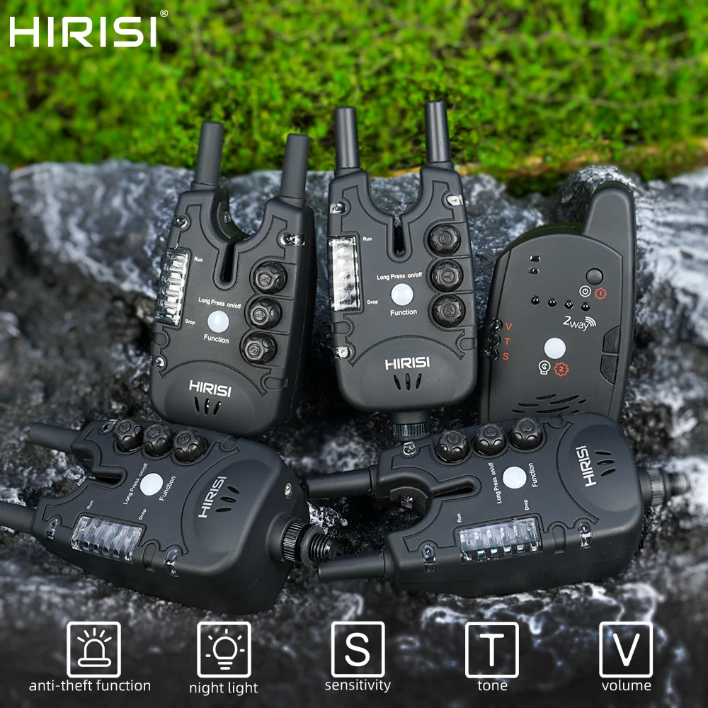 Alarma para picada de carpa Hirisi con control remoto bidireccional - imagen 4