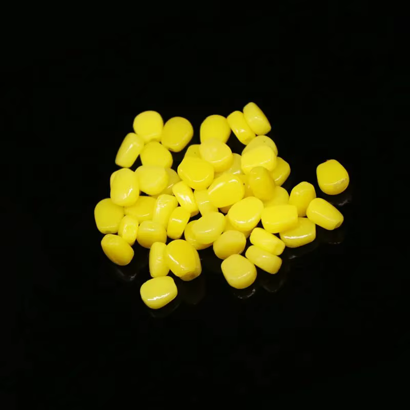 Cebo suave de silicona flotante para pesca carpa con olor a maíz