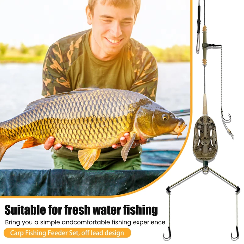 YOTO Hair Rig Pre-Tied para carpa camuflado con Leadcore resistente - imagen 4