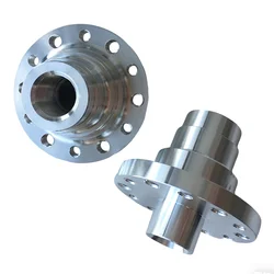 Torneado CNC de aluminio de precisión con anodizado y chorro de arena