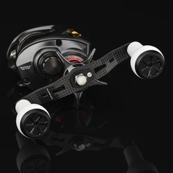 GOMEXUS Mango Eléctrico de Carbono para Carrete Baitcaster 105mm